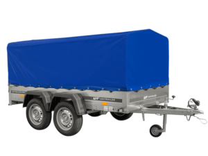 metrapsa.com trailer anhanger 264 2 kipp mit stutzrad rahmen h 800 und blauer abdeckung 4570 10