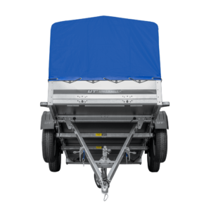 metrapsa.com trailer anhanger 264 2 kipp mit stutzrad rahmen h 800 und blauer abdeckung 4570 4