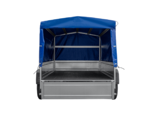 metrapsa.com trailer anhanger 264 2 kipp mit stutzrad rahmen h 800 und blauer abdeckung 4570 5