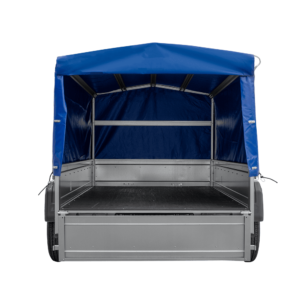 metrapsa.com trailer anhanger 264 2 kipp mit stutzrad rahmen h 800 und blauer abdeckung 4570 5